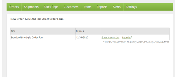 Order and Reorder links